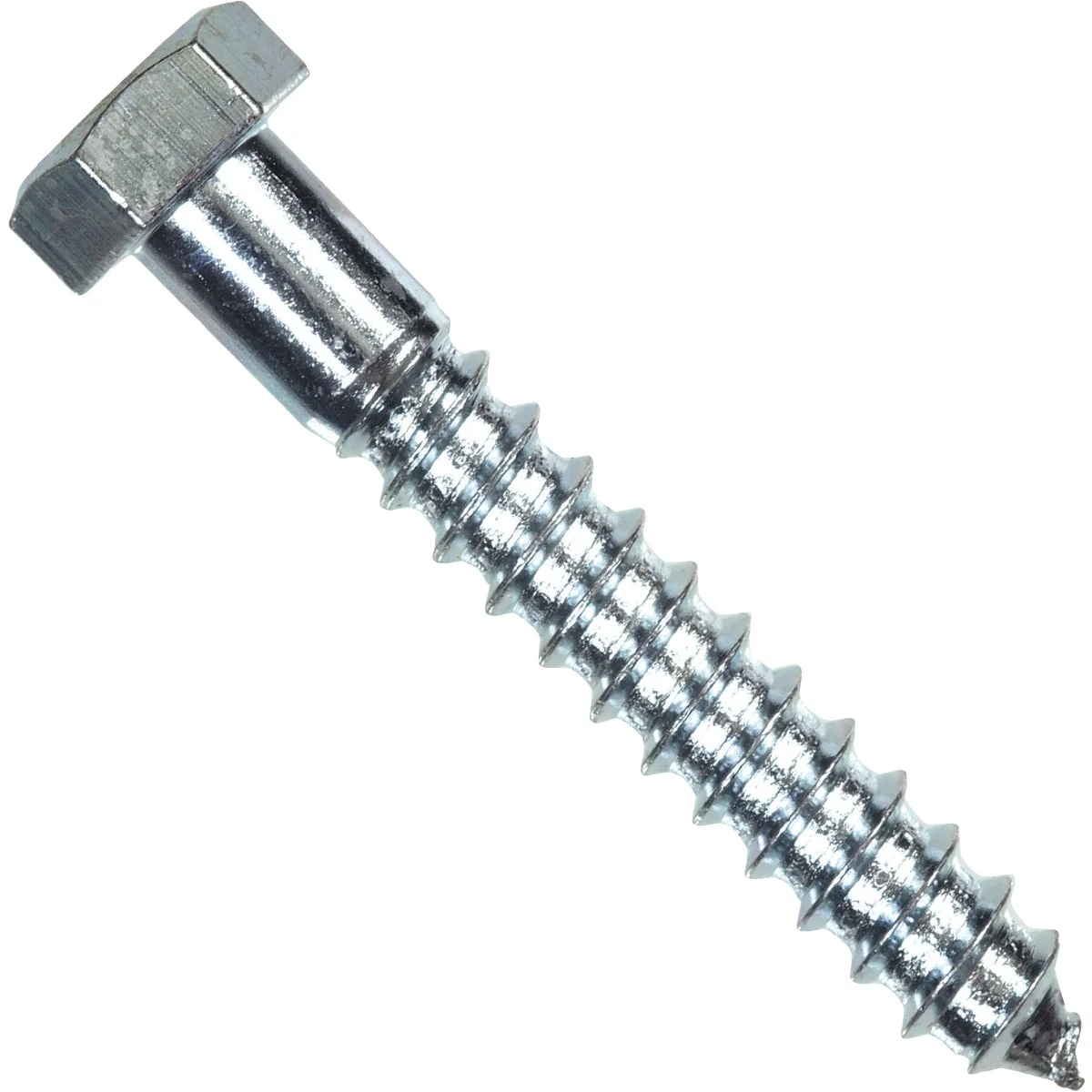 Versatile Hillman 1 4 In. x 1-1 2 In. Zinc Hex Lag Screw 100 Ct. Efficient