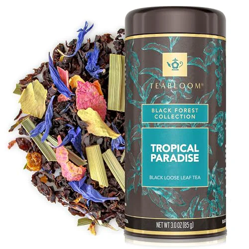 Crafted Tropical Paradise Loose Leaf Black Tea with Mango Pineapple Outstanding