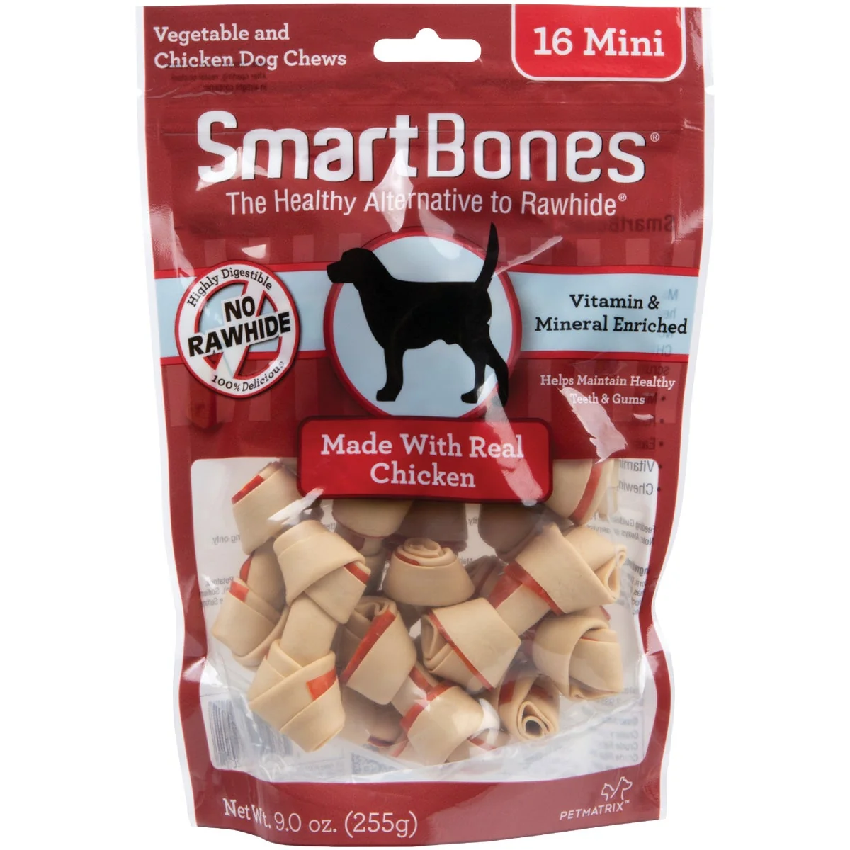 Recyclable SmartBone Mini Chicken Chew Bone 16-Pack Official