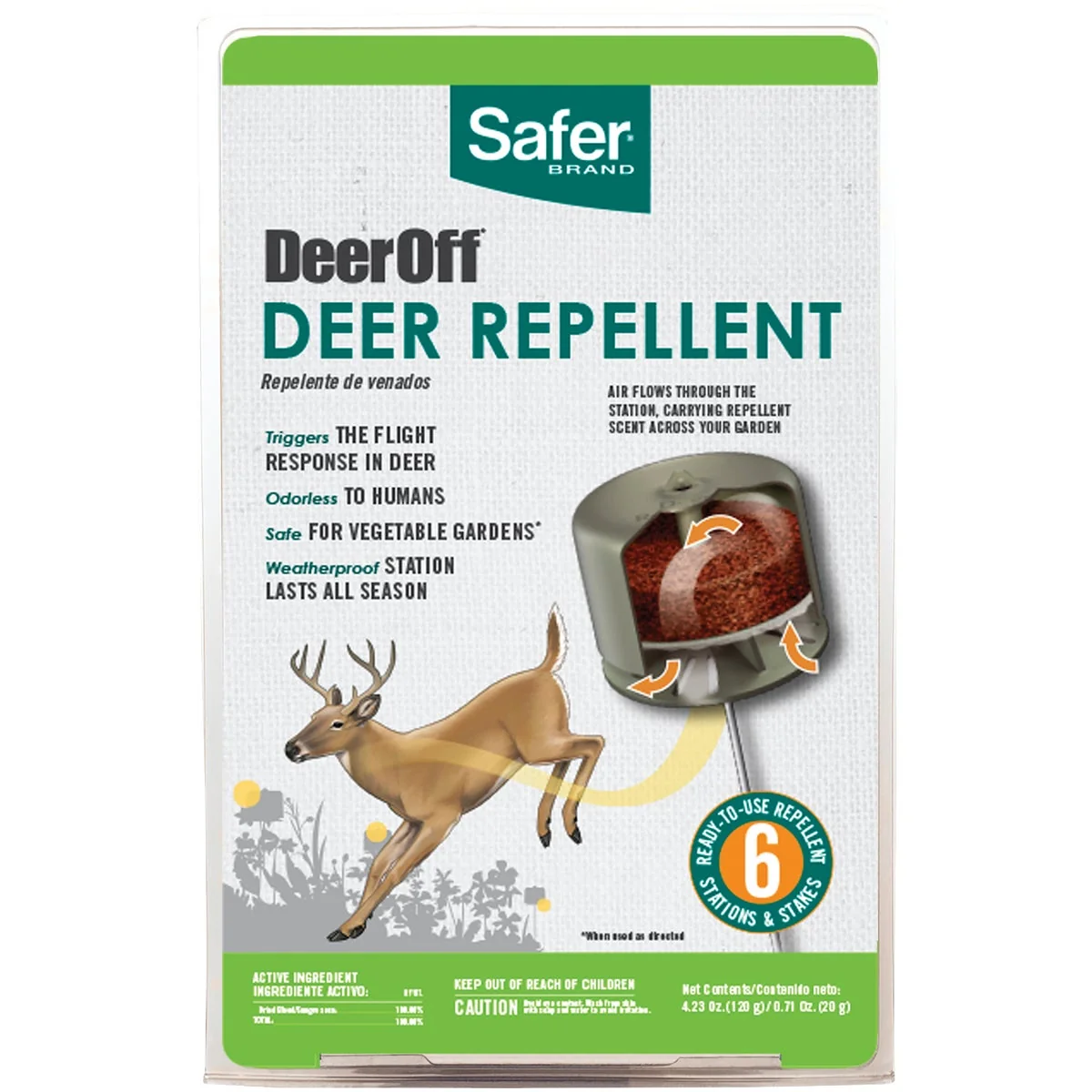 High-End Havahart Deer Off 4.23 Oz. Ready To Use Deer Repellent 6-Pack Lightweight