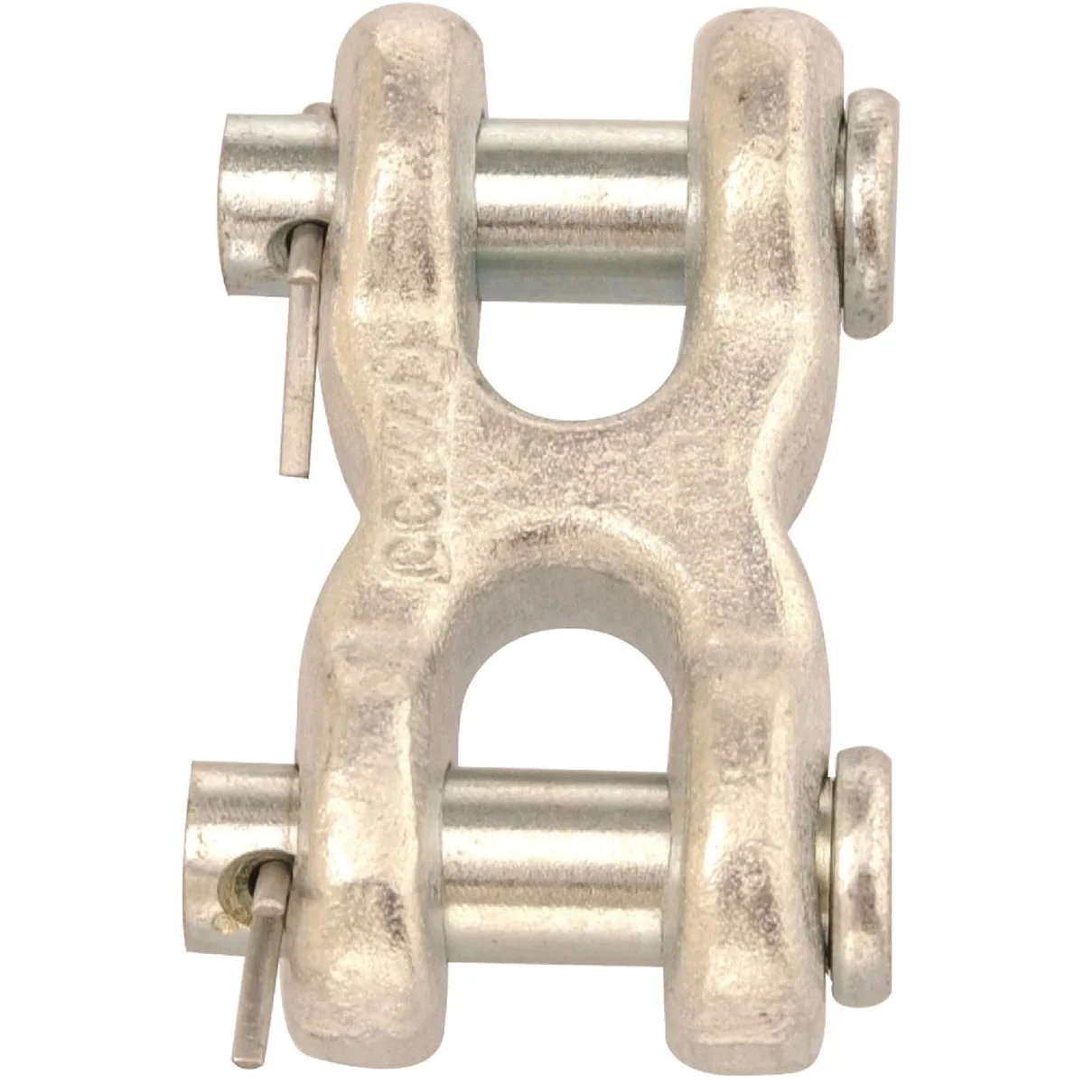 Safe Campbell 7 16 In. x 1 2 In. Zinc-Plated Forged Steel Double Clevis Mid Link Soft