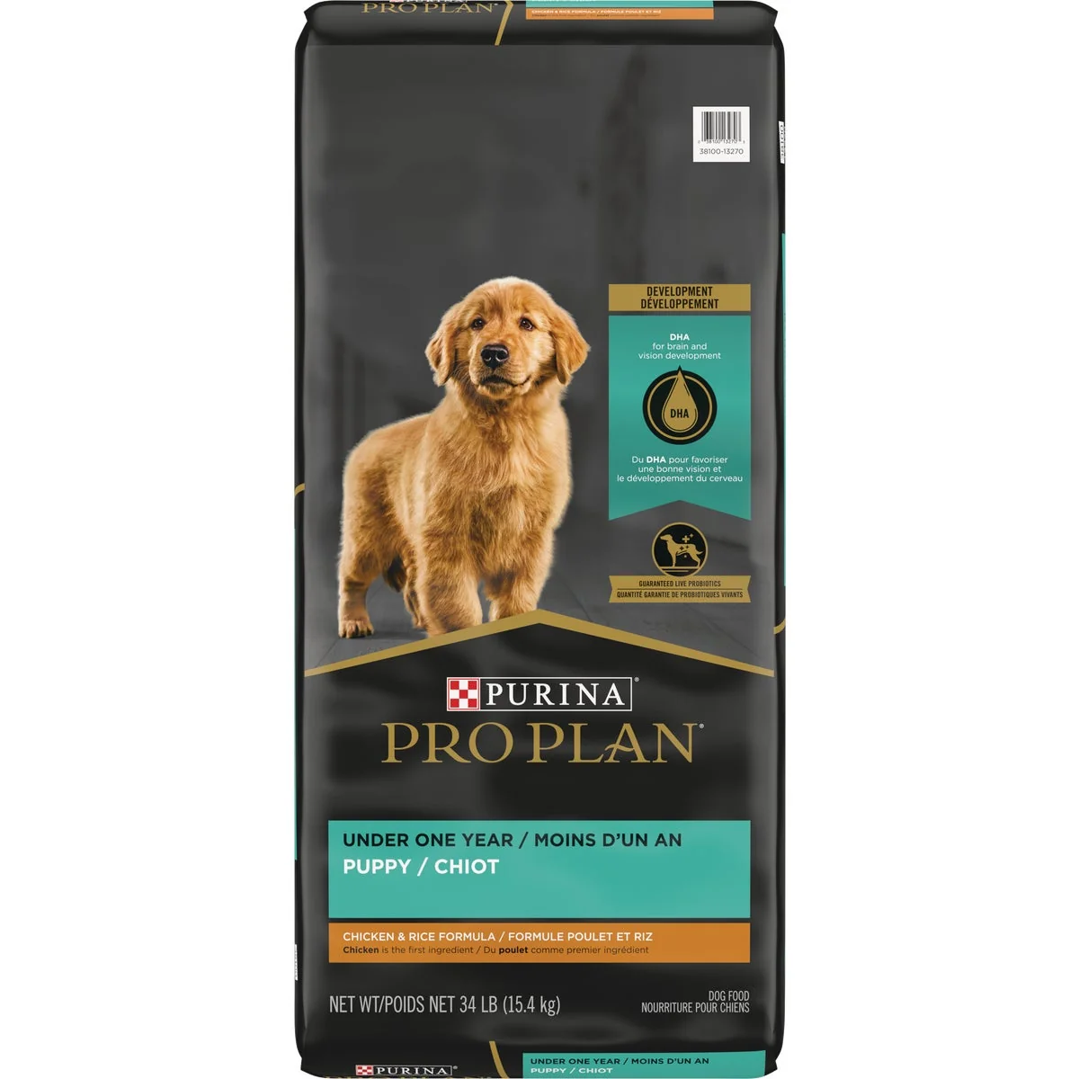 Secure Purina Pro Plan 34 Lb. Chicken Rice Flavor Dry Puppy Food World-Class