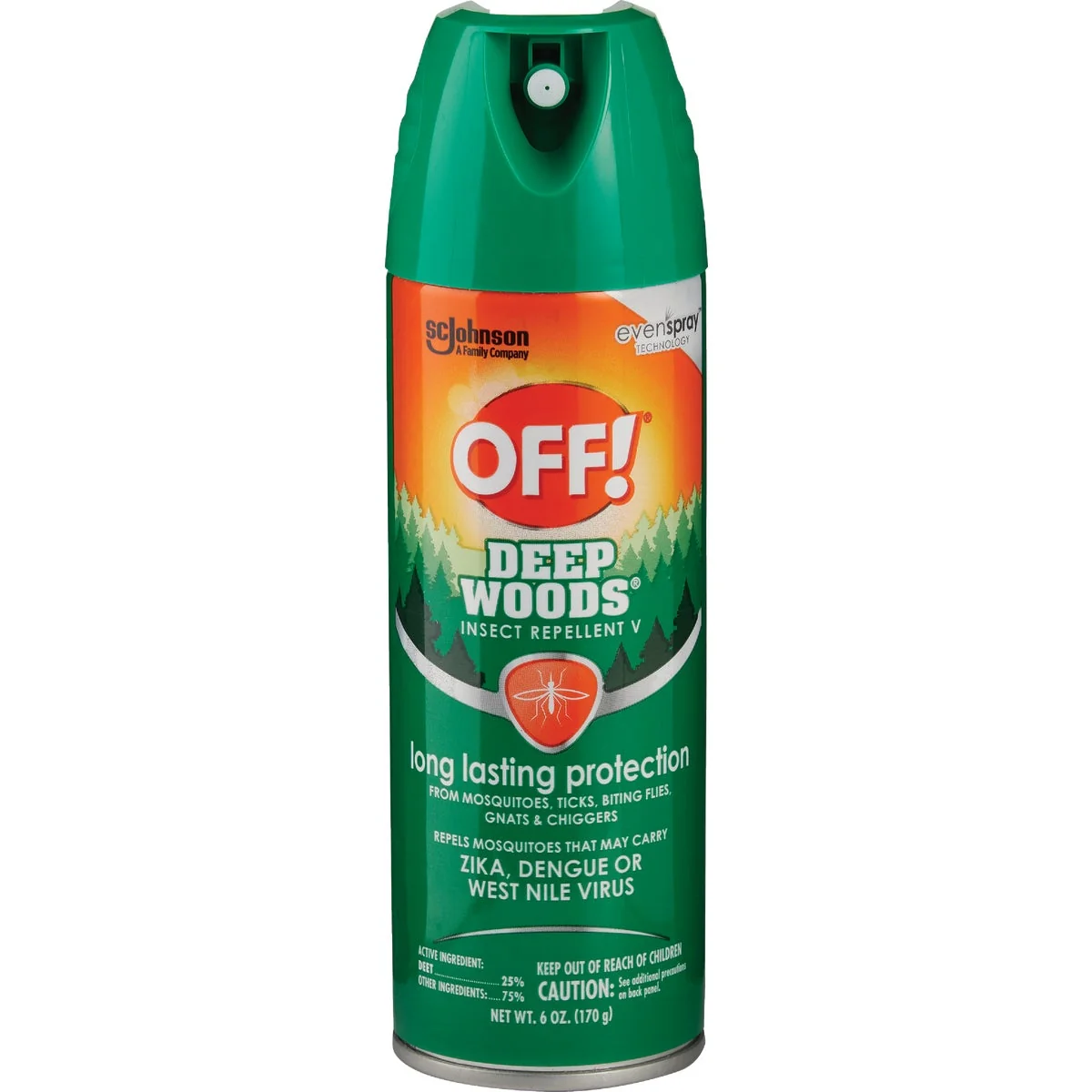 Fine Deep Woods Off 6 Oz. Insect Repellent Aerosol Spray Sophisticated