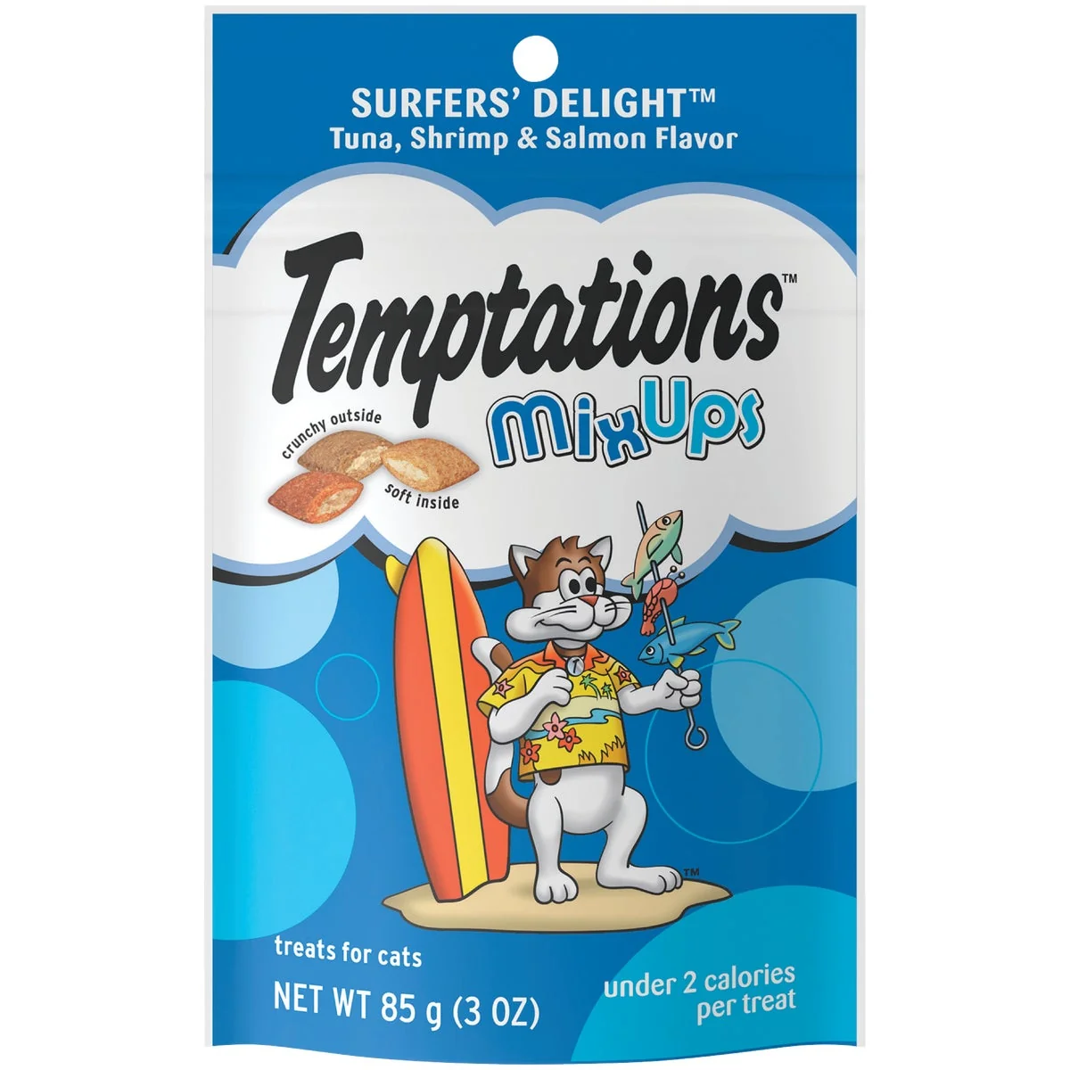 Safe Temptations Mix Ups Surfers’ Delight 3 Oz. Cat Treats Excellent