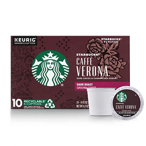 Official Dark Roast K Cup Coffee Pods 10 Count Natural