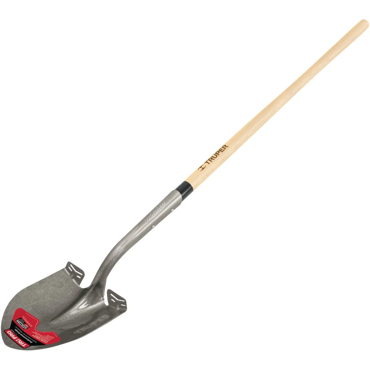 Exceptional Truper Pro 48 In. Wood Handle Round Point Shovel Safe