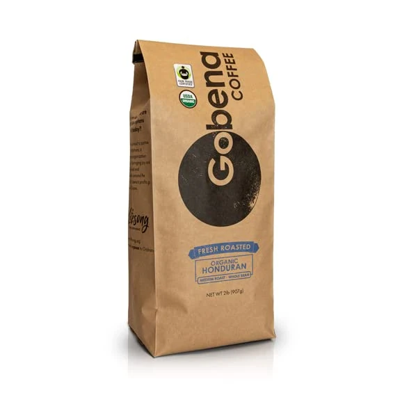 Advanced Coffee 2lb Fair Trade Organic Honduran Medium Roast Whole Bean 32 Ounce Relaxed