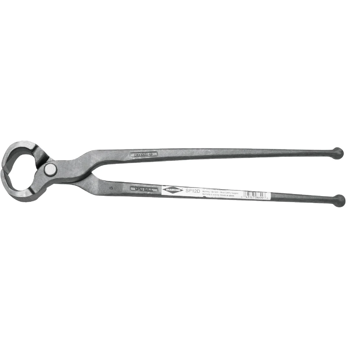 High-Quality Diamond 12 In. L. High Quality Steel Combination Horseshoe Puller Spreader Environmentally Friendly