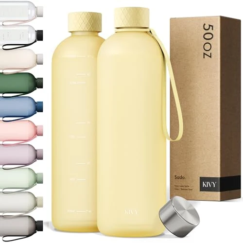Classic Large Water Bottle 50oz Tritan Stylish