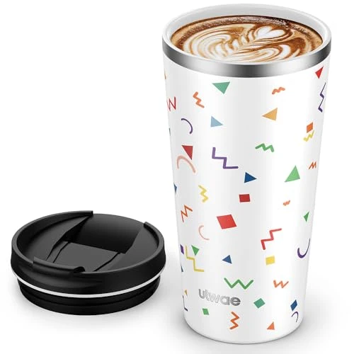 Crafted Insulated Coffee Mug with Ceramic Coating Lightweight