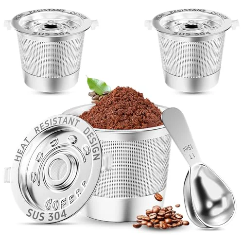 Casual 3 Pack Reusable K Cup for Keurig 1.0 3 Count Lightweight