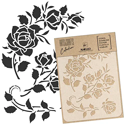 Contemporary Painting Stencil for Crafts A3 11.8 x 16.5 Refined