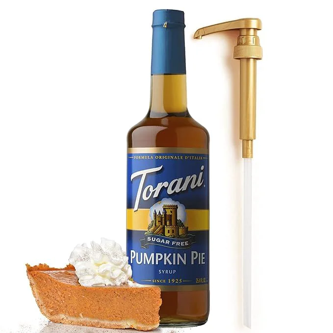 Official Syrup Pump Dispenser Torani® Sugar Pumpkin Pie Syrup 25.4 Fl Oz Quality