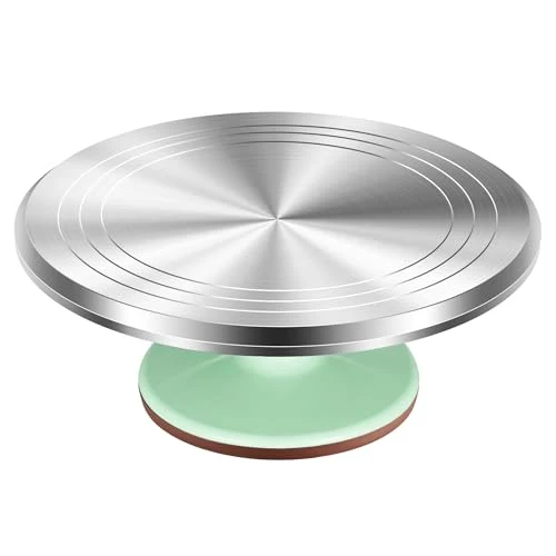 Recyclable Aluminum Cake Stand Turntable for Party Lightweight