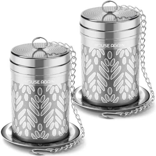 Proven 2 Pack Tea Strainers for Loose Tea 2 Count Enhanced
