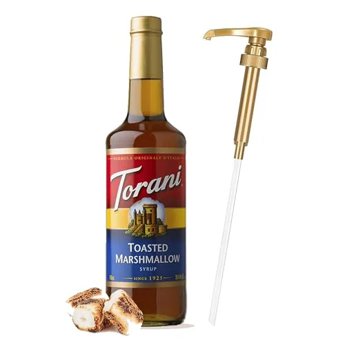Functional Syrup Pump Dispenser Torani® Toasted Marshmallow Syrup 25.4 Fl Oz Fashionable