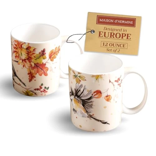 First-Class Coffee Mug with Handles Tea Cups 2 Count Premium Material