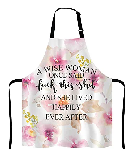Sophisticated Funny Quote Apron Soft