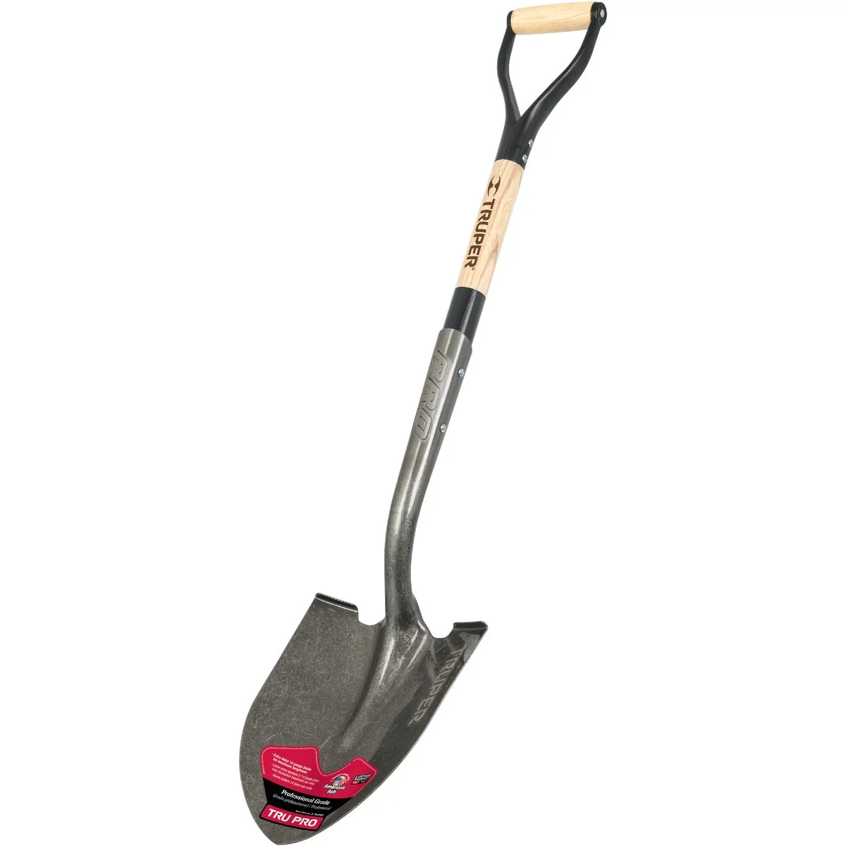 Secure Truper Tru Pro 30 In. Wood D-Handle Round Point Shovel Organic