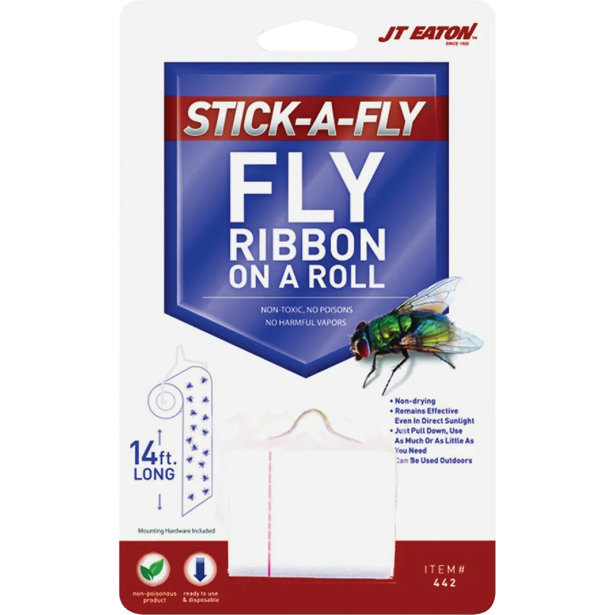Comfortable JT Eaton Stick-A-Fly 14 Ft. Fly Ribbon On A Roll Sustainable