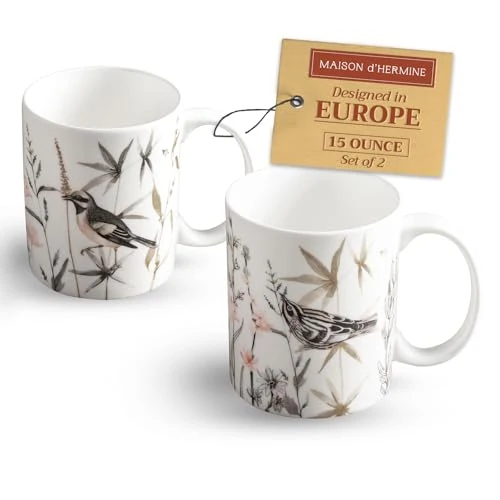 Unique Coffee Mug with Handles Tea Cups 2 Count Carefully Designed