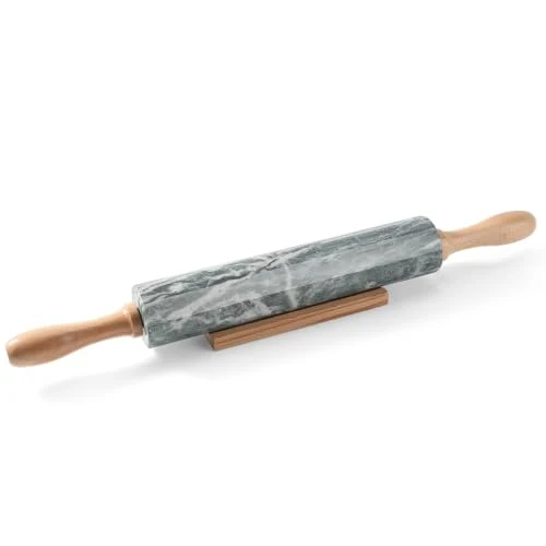 Practical Natural Green Marble Rolling Pin Convenient