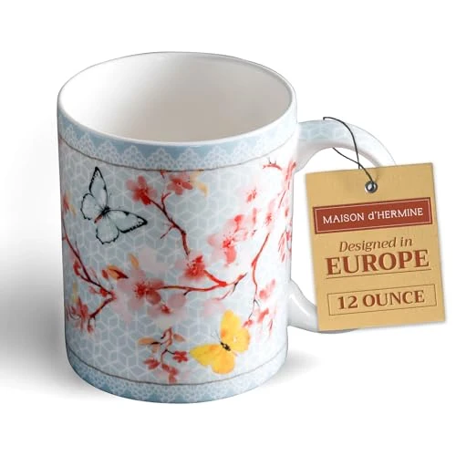 Breathable Coffee Mug with Handles Tea Cups Secure