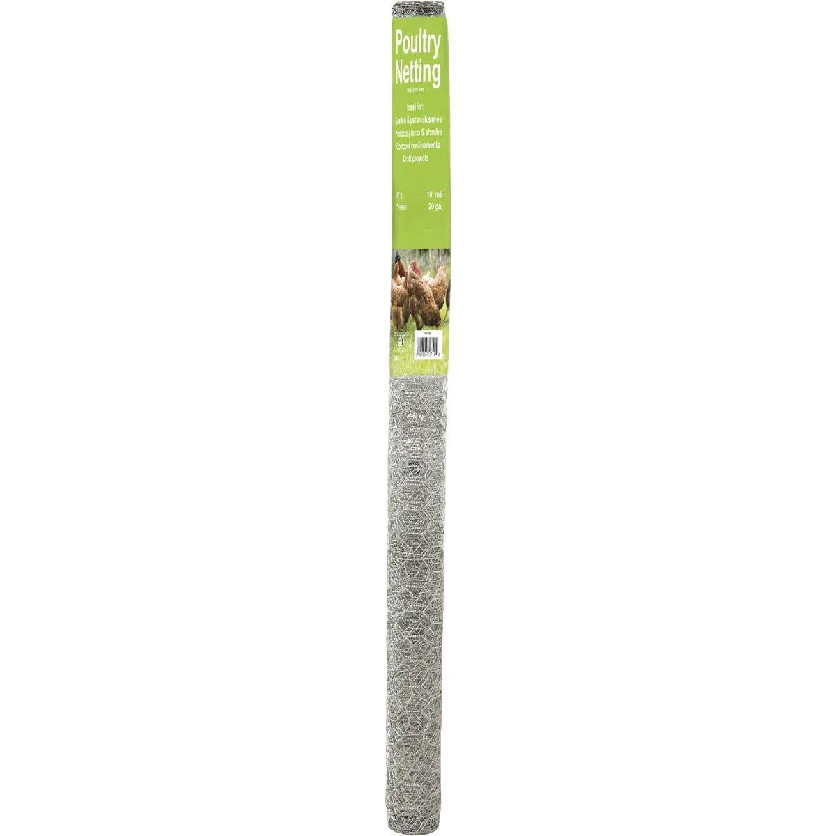 Expertly Made 1 In. x 36 In. H. x 10 Ft. L. Hexagonal Wire Poultry Netting Casual