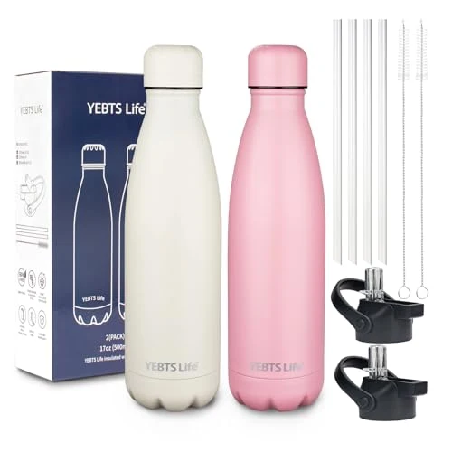 High-Quality Insulated Water Bottle 2 Count Detailed