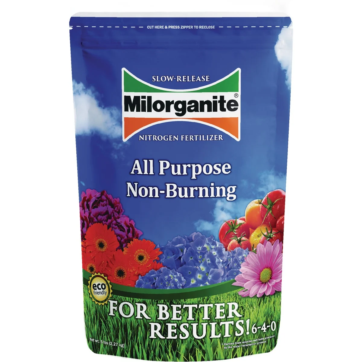 Selected Milorganite 5 Lb. 6-4-0 Slow-Release Nitrogen Lawn Fertilizer Advanced
