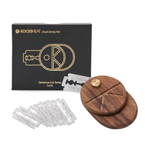 Artisan Bread Lame Dough Scoring Tool with 5 Feather Blades Functional