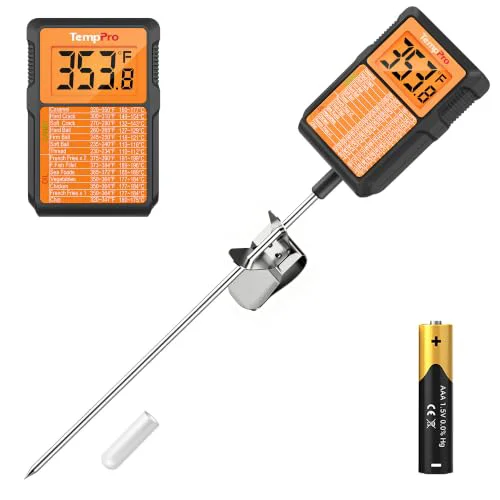 Functional TempDip 1 Sec Digital Candy Thermometer with Pot Clip Consistent