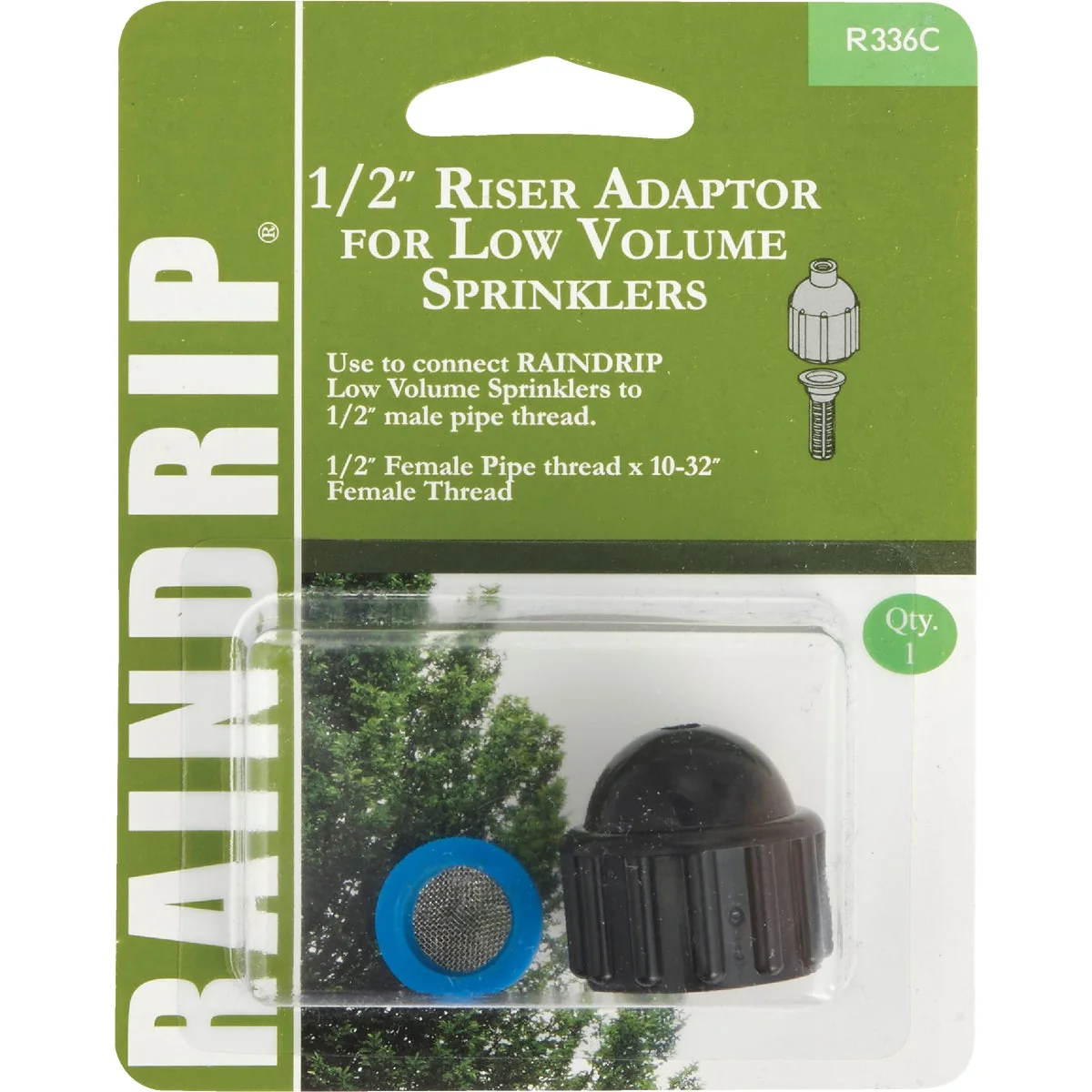 Versatile Raindrip 1 2 In. Female Pipe Thread x 1 2 In. Female Pipe Thread Sprinkler-To-Drip Adapter Original