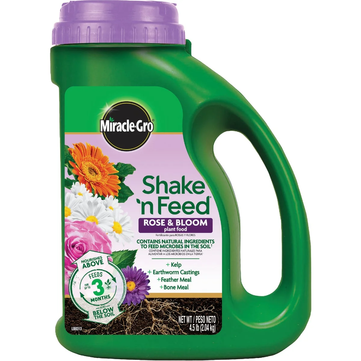 Expertly Made -Gro Shake N’ Feed 4.5 Lb. 9-18-9 Bloom Booster Dry Plant Food Verified