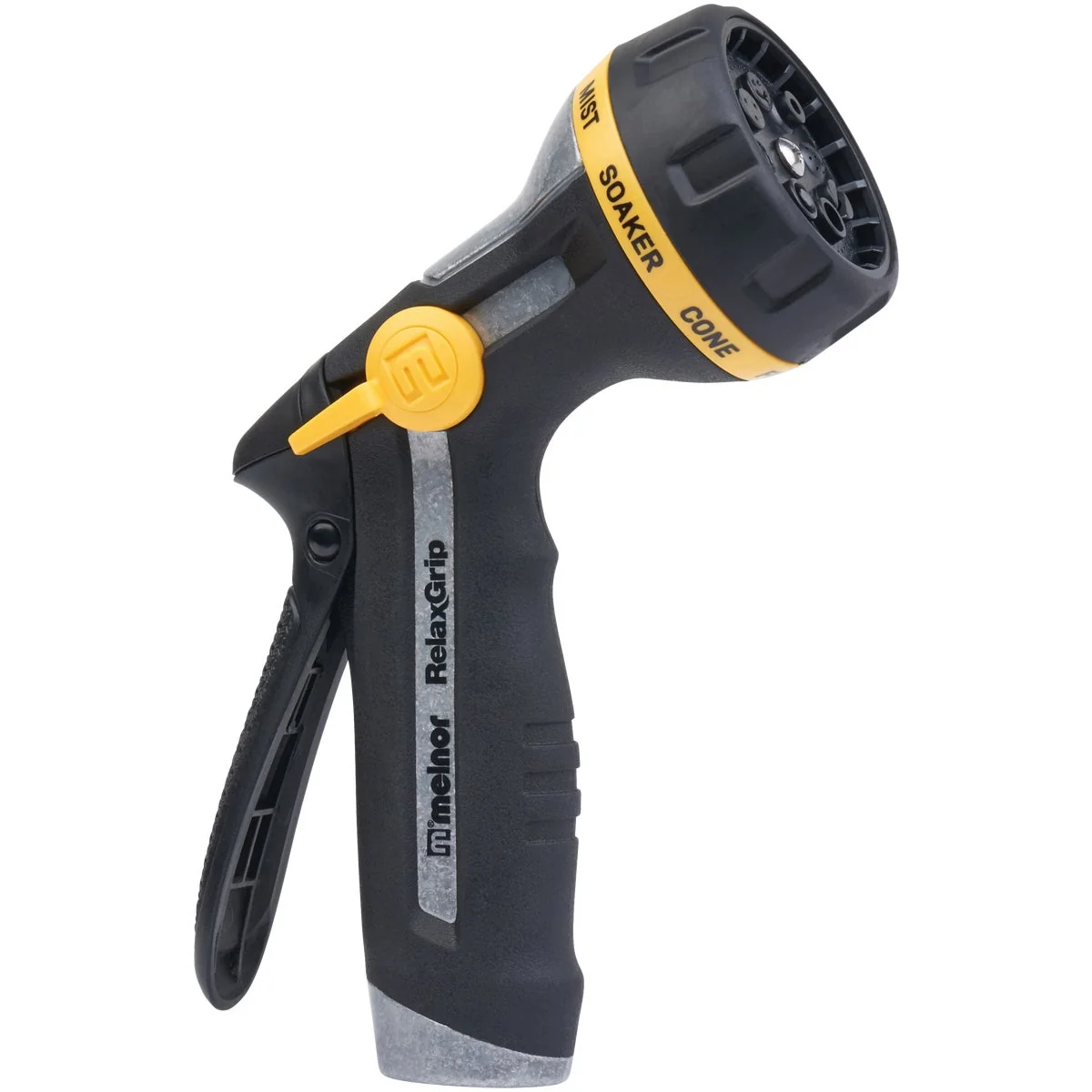 Modern Melnor RelaxGrip Metal 8-Pattern Nozzle Gray Breathable