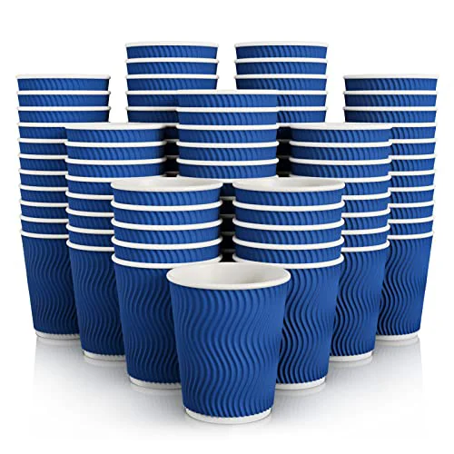 Flexible Disposable Paper Coffee Cups 120 Count Fast
