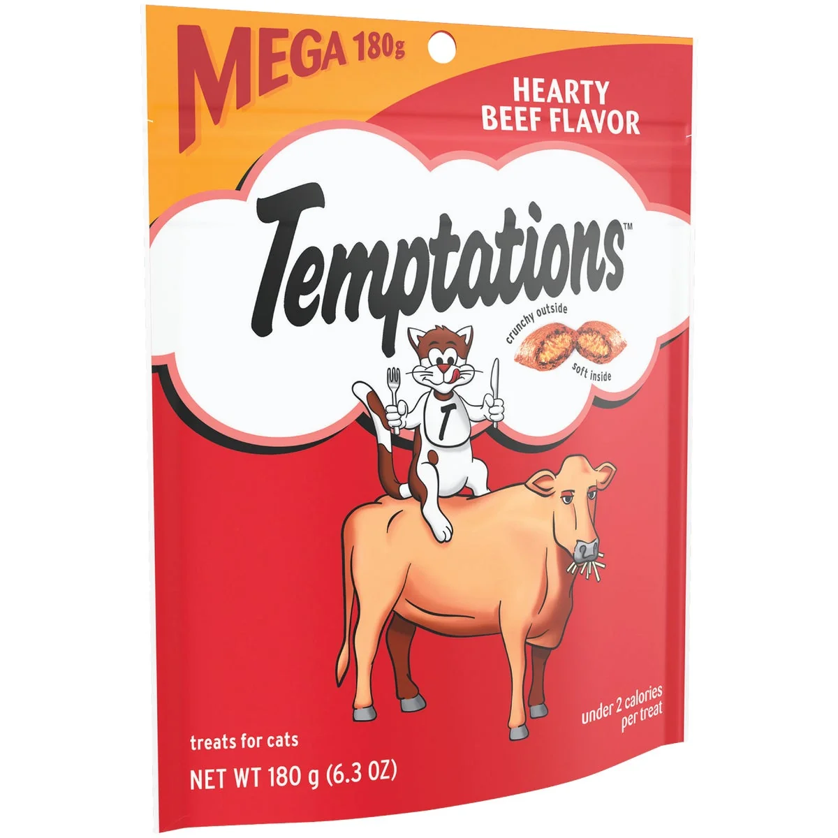 Efficient Temptations Hearty Beef 6.3 Oz. Cat Treats Superior