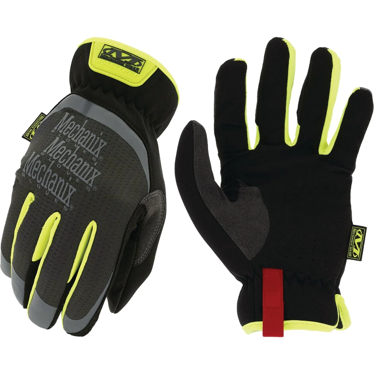 Enhanced Mechanix Wear FastFit Men’s XL Synthetic Hi-Vis Work Glove Professional