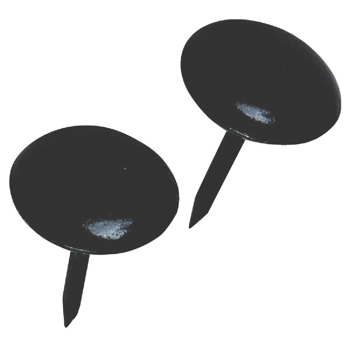 Fashionable Hillman Fastener Corp Large Round Black Leatheroid Furniture Nail 25 Ct. Optimized