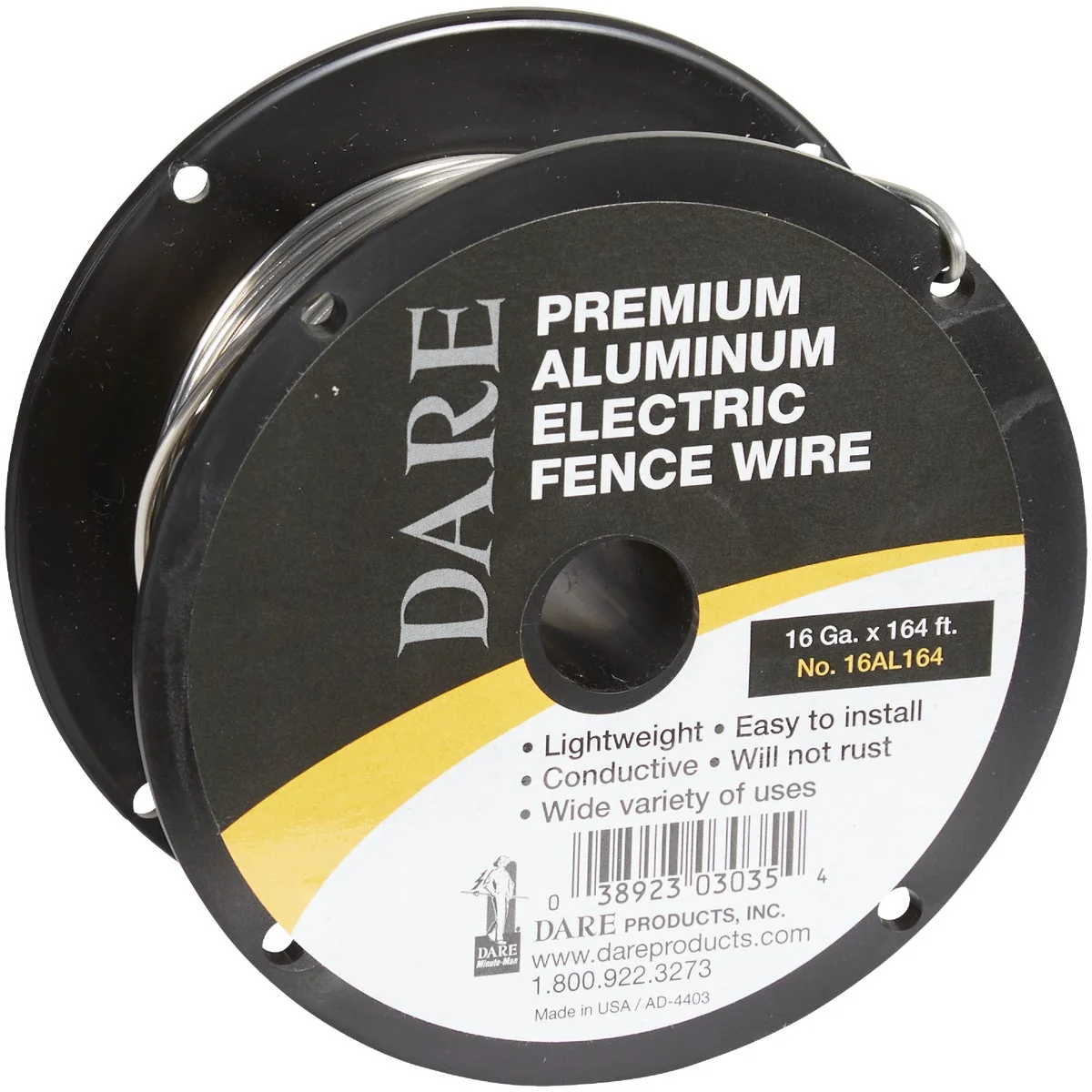 High-Quality Dare 164 Ft. x 16 Ga. Aluminum Electric Fence Wire Unique