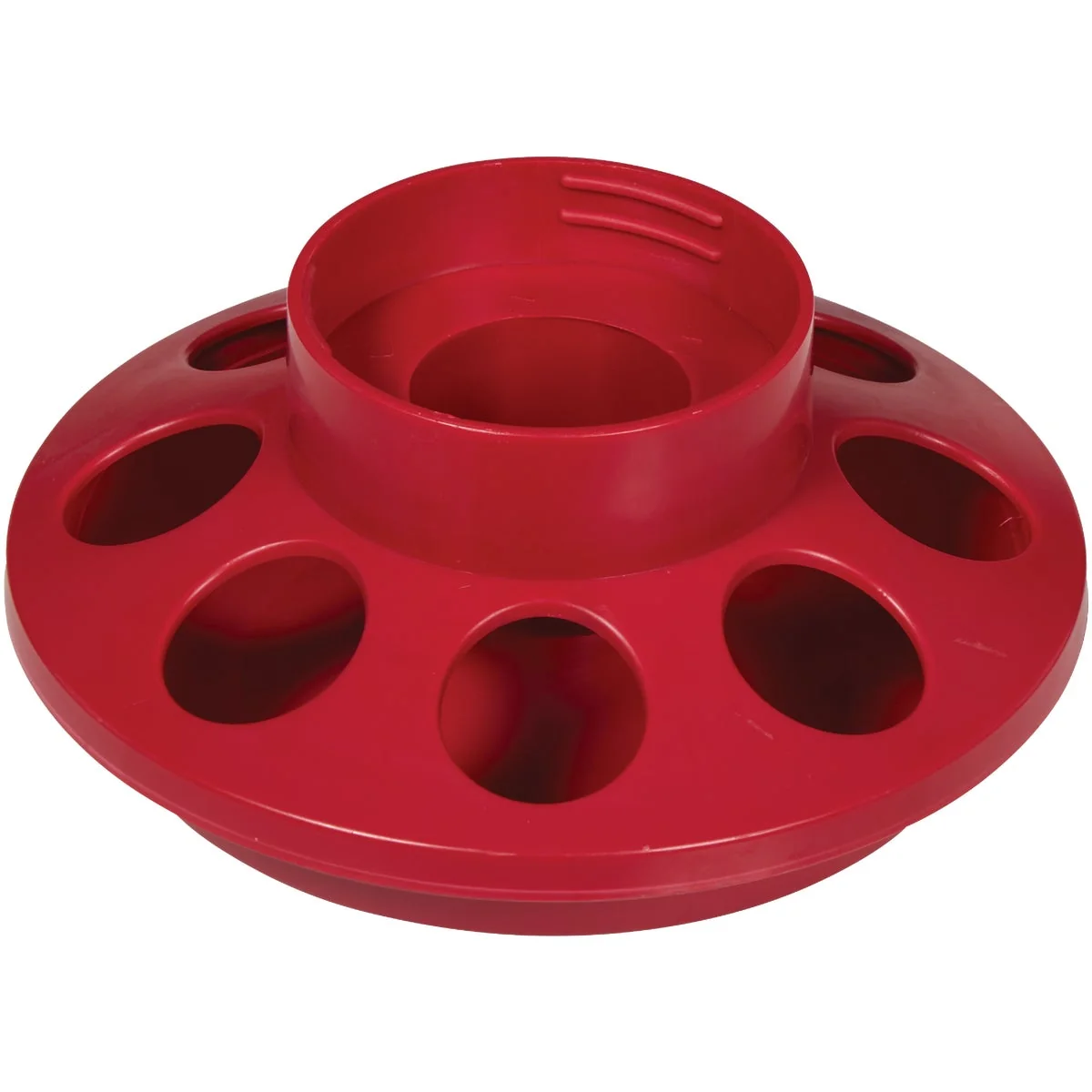 Reusable Farm-Tuff 1 Qt. Capacity Polypropylene Poultry Feeder Base Smart