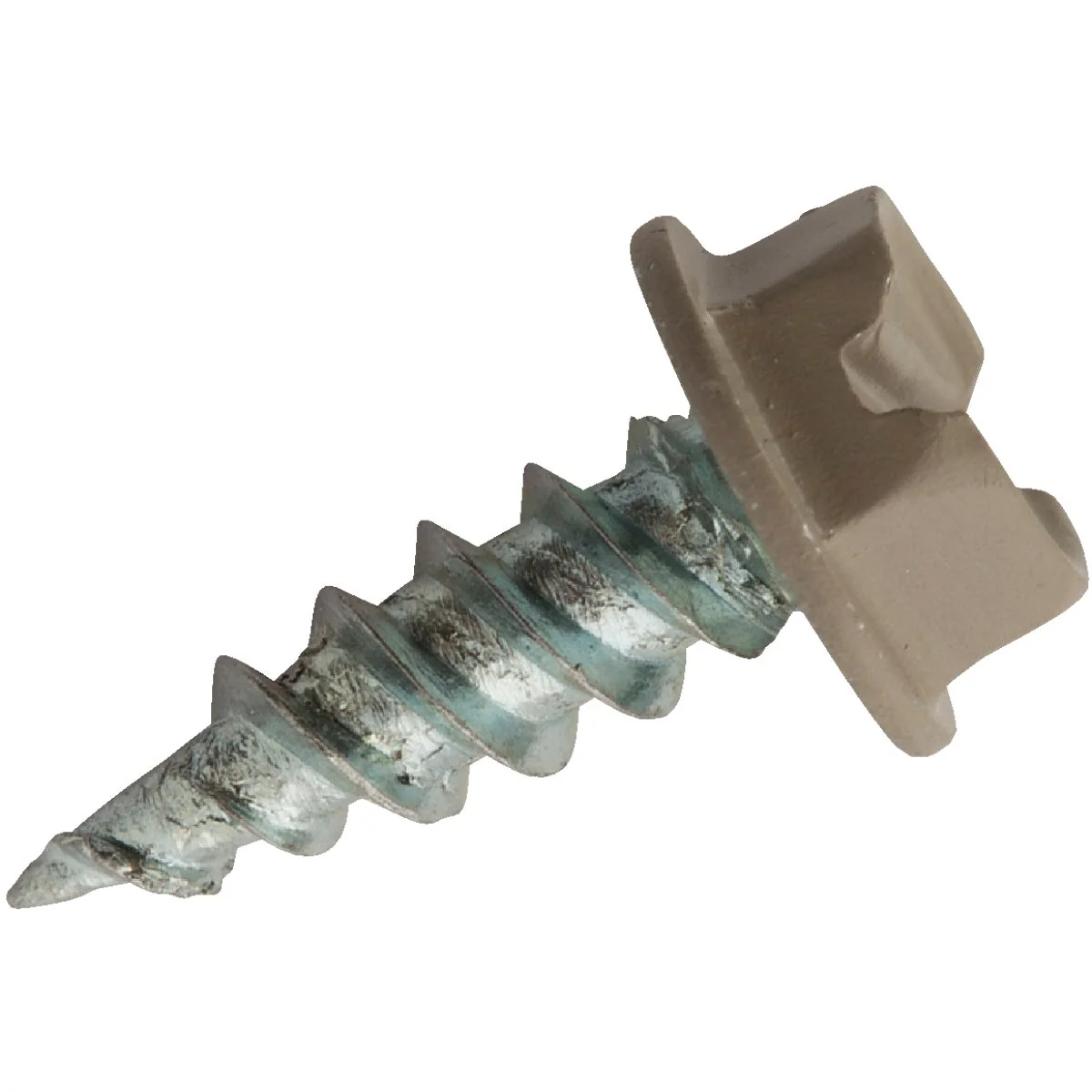Authentic Do it 8 x 1 2 In. Clay Slotted Hex Washer Head Screw 100 Ct. Top-Quality
