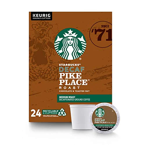 Authentic Decaf K Cup Coffee Pods 24 Count Solid
