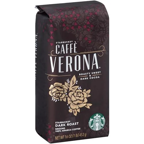 Soft Caffe Verona Dark Roast Ground Coffee 16 Ounce Luxury