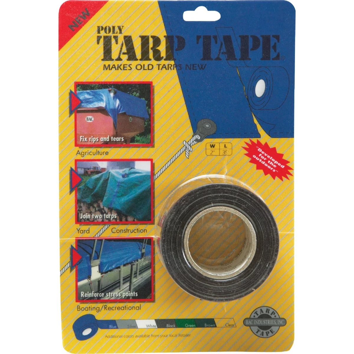 Unique Gosport 35 Ft. x 2 In. Brown Tarp Repair Tape Trusted