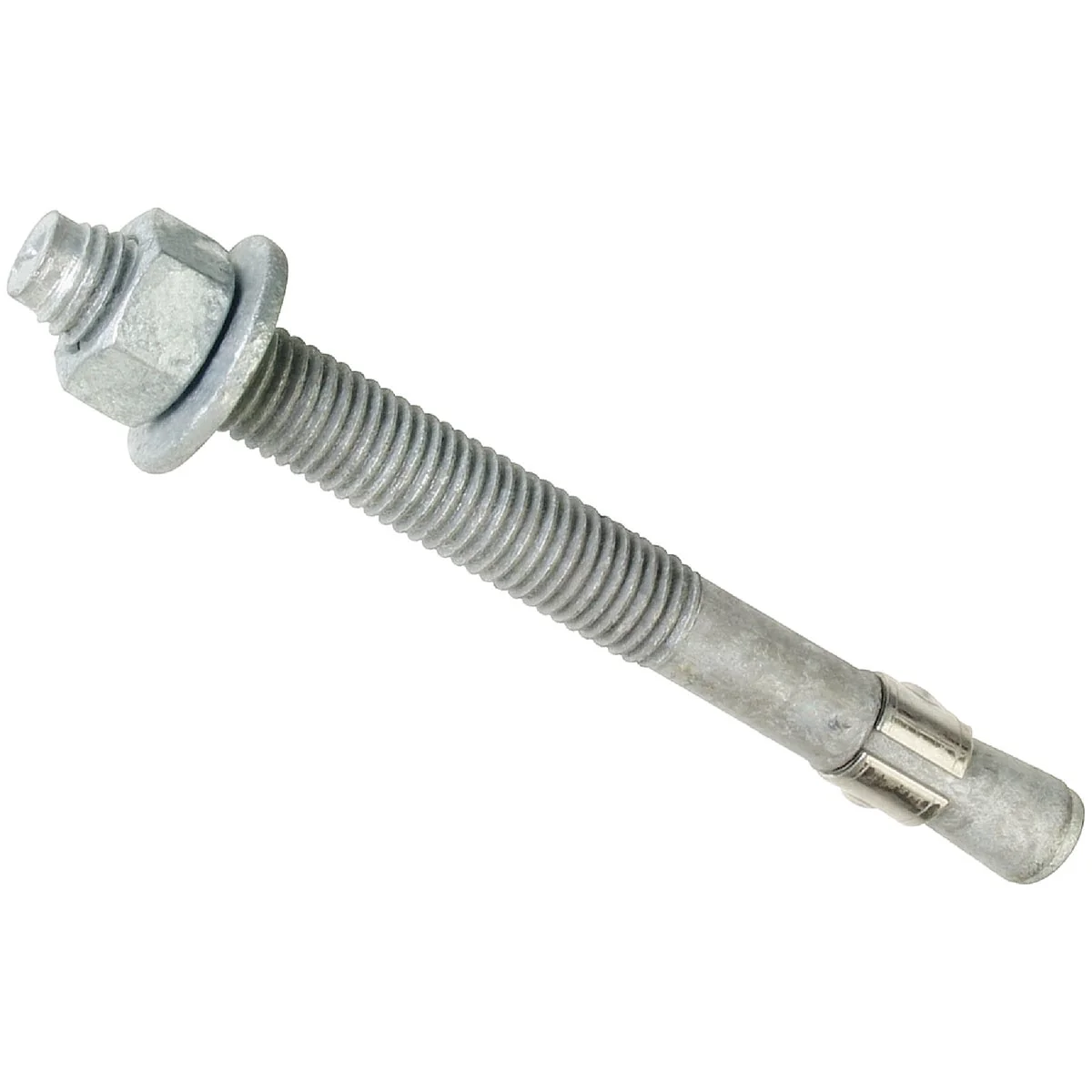 Eco-Friendly Red Head 1 2 In. x 5-1 2 In. Galvanized Wedge Anchor 10 Ct. Selected