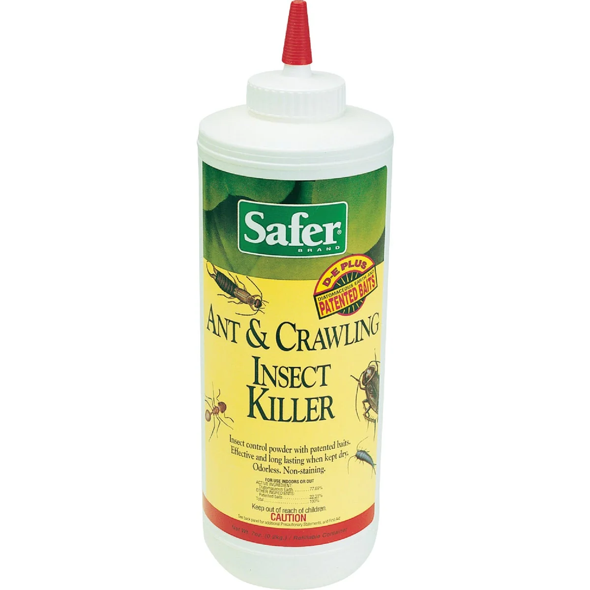 Breathable Safer 7 Oz. Ready To Use Powder Crawling Insect Ant Roach Killer Environmentally Friendly