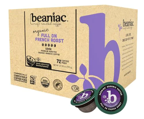 Fashionable Organic Full On French Roast 72 Count Next-Generation