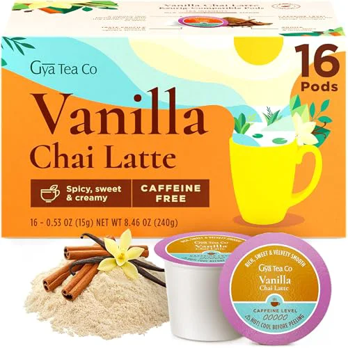 Sustainable Vanilla Chai Latte Tea Pod 16 Count Fast