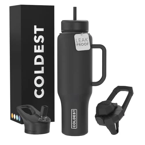 Soft Coldest Tumbler with Handle and Straw First-Class